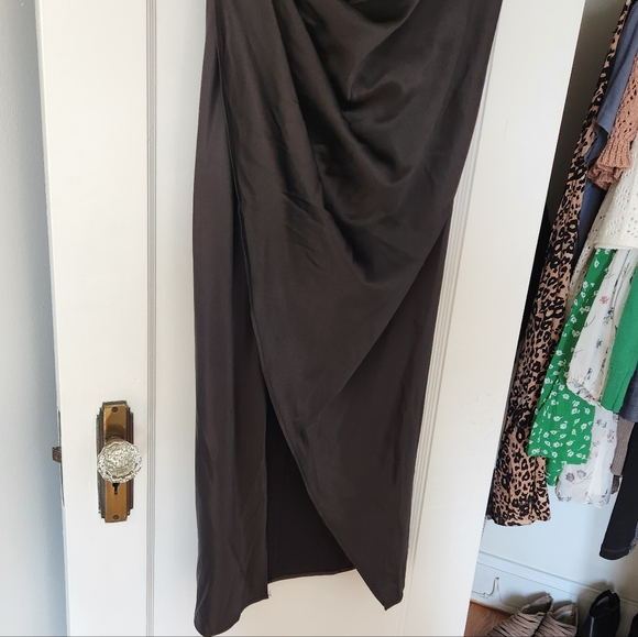 House of CB Black Satin Dress - Picture 12 of 16